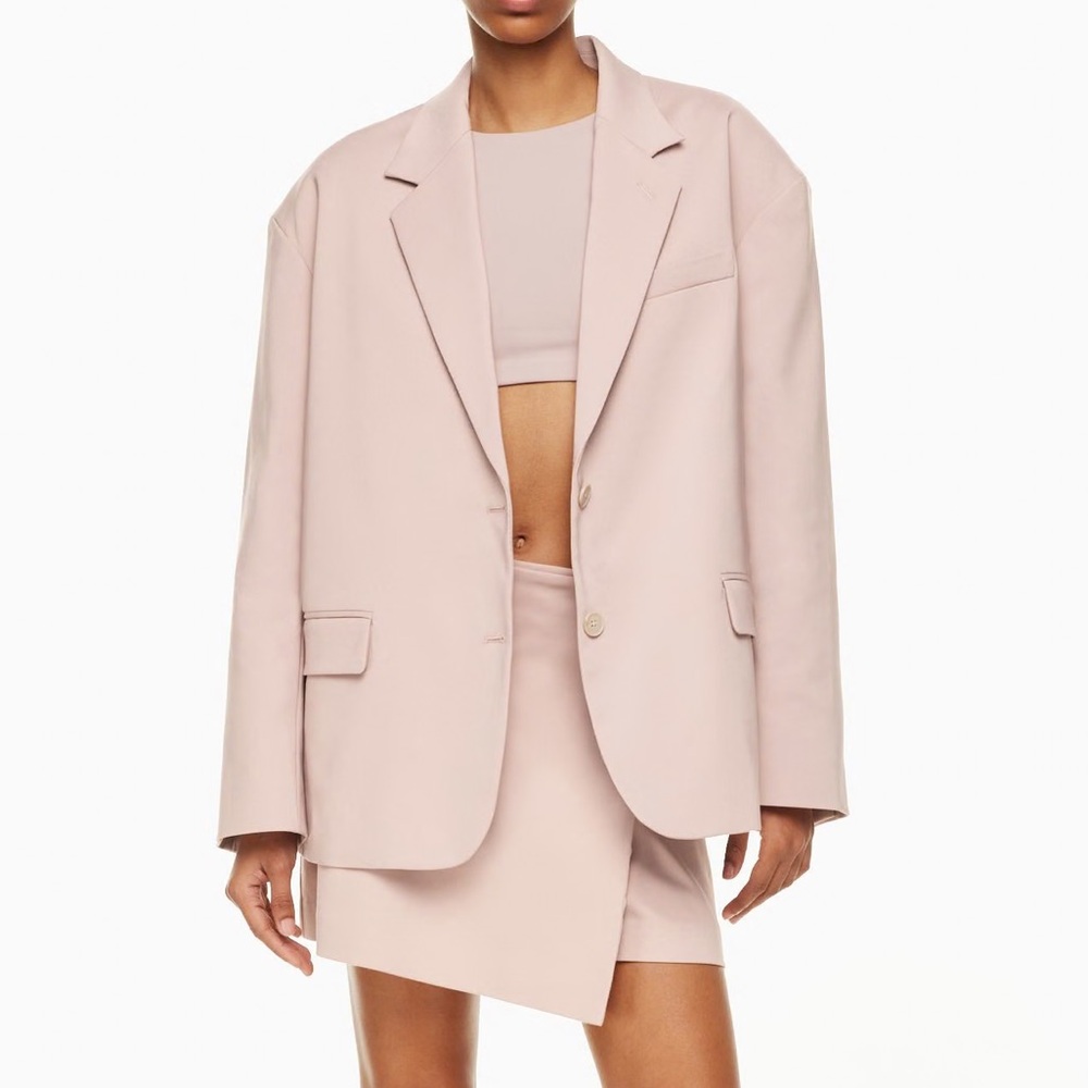 Aritzia Babaton Vogue Oversized Blazer XXS Kasha Taupe